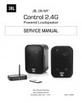Сервисная инструкция JBL CONTROL-2.4G