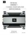 Сервисная инструкция JBL CS-300.1