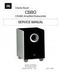 Сервисная инструкция JBL CS80 CS480