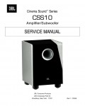 Сервисная инструкция JBL CSS10