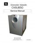 Сервисная инструкция JBL CVSUB50