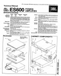 Сервисная инструкция JBL ES-600