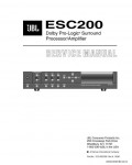 Сервисная инструкция JBL ESC200