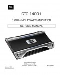 Сервисная инструкция JBL GTO-14001