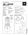 Сервисная инструкция JBL LSR-25P