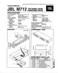 Сервисная инструкция JBL M-712