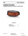 Сервисная инструкция JBL ONBEAT-RUMBLE