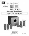 Сервисная инструкция JBL SCS-150SI, SCS-160SI, SCS-180.6S