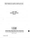 Сервисная инструкция JBL UREI-2000