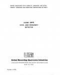Сервисная инструкция JBL UREI-2010