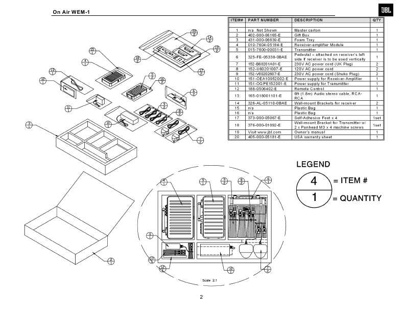 Сервисная инструкция JBL WEM-1