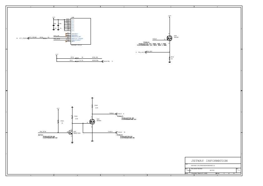 Схема JETWAY 601TCF