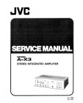 Сервисная инструкция JVC A-X3