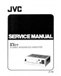 Сервисная инструкция JVC A-X77
