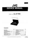 Сервисная инструкция JVC AL-E77BK