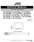 Сервисная инструкция JVC AV-1401UBE, AV-1401UE