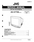 Сервисная инструкция JVC AV-27750