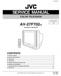 Сервисная инструкция JVC AV-27F702