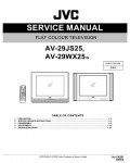 Сервисная инструкция JVC AV-29JS25, AV-29WX25