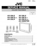 Сервисная инструкция JVC AV-29LS, AV-29LX, AV-29LH, AV-2908TEE