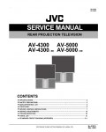 Сервисная инструкция JVC AV-4300, AV-5000