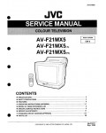 Сервисная инструкция JVC AV-F21MX5