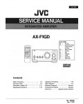 Сервисная инструкция JVC AX-F1GD