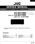 Сервисная инструкция JVC AX-MX70BK