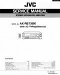 Сервисная инструкция JVC AX-R87