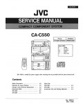 Сервисная инструкция JVC CA-C550