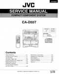 Сервисная инструкция JVC CA-D55T