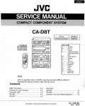 Сервисная инструкция JVC CA-D8T