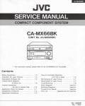 Сервисная инструкция JVC CA-MX66BK, AX-MX66BK