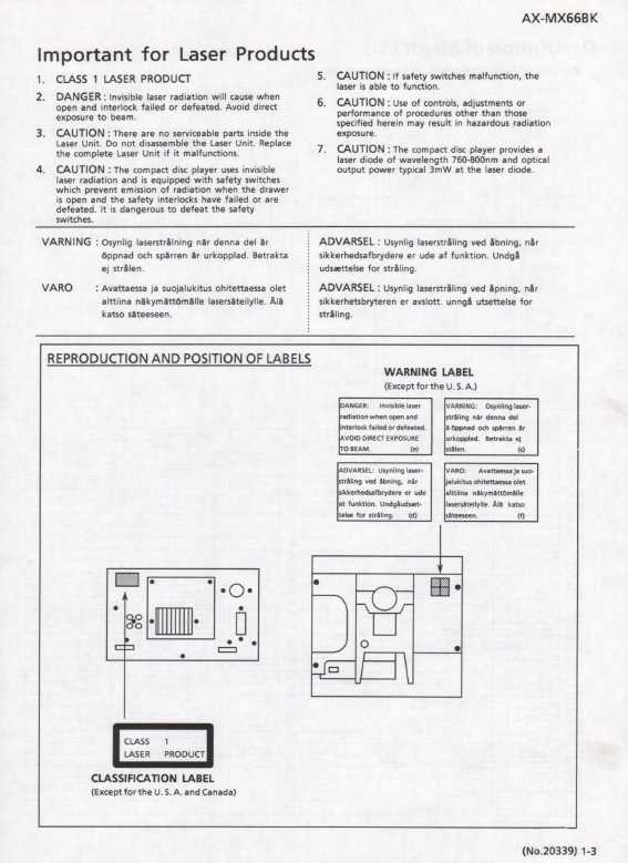 Сервисная инструкция JVC CA-MX66BK, AX-MX66BK