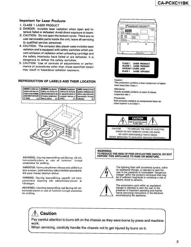 Сервисная инструкция JVC CA-PCXC11