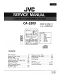 Сервисная инструкция JVC CA-S200