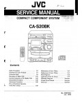 Сервисная инструкция JVC CA-S20BK