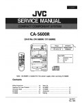 Сервисная инструкция JVC CA-S600R