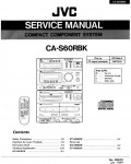 Сервисная инструкция JVC CA-S60RBK