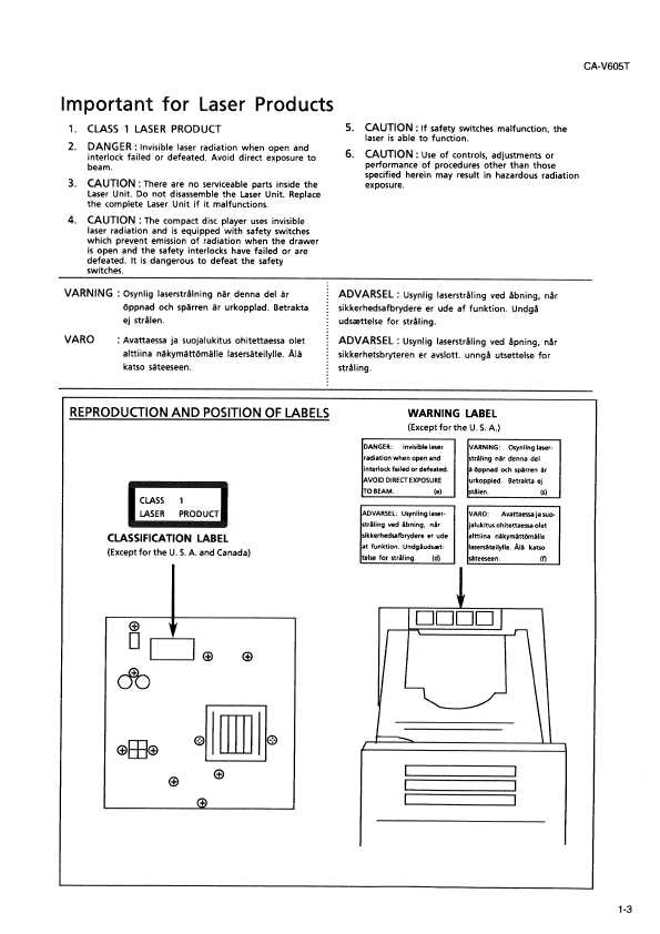 Сервисная инструкция JVC CA-V605