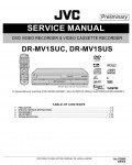 Сервисная инструкция JVC DR-MV1SUC, SUS