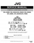 Сервисная инструкция JVC DX-J10EE, DX-J20EE, DX-J35EE