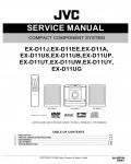 Сервисная инструкция JVC EX-D11