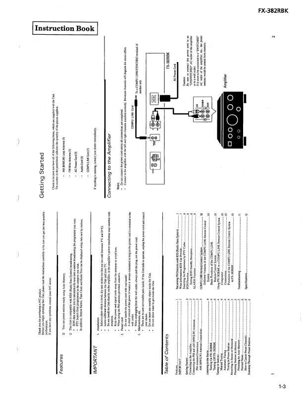 Сервисная инструкция JVC FX-382RBK