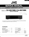 Сервисная инструкция JVC FX-MX70BK