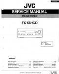 Сервисная инструкция JVC FX-SD1GD