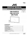 Сервисная инструкция JVC GM-P420PCE, GM-P421PCE