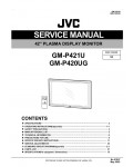 Сервисная инструкция JVC GM-P420UG, GM-P421U