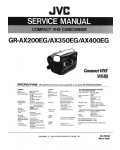 Сервисная инструкция JVC GR-AX200EG, GR-AX350EG, GR-AX400EG