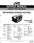 Сервисная инструкция JVC GR-AX400U, GR-AX401U, GR-AX700U
